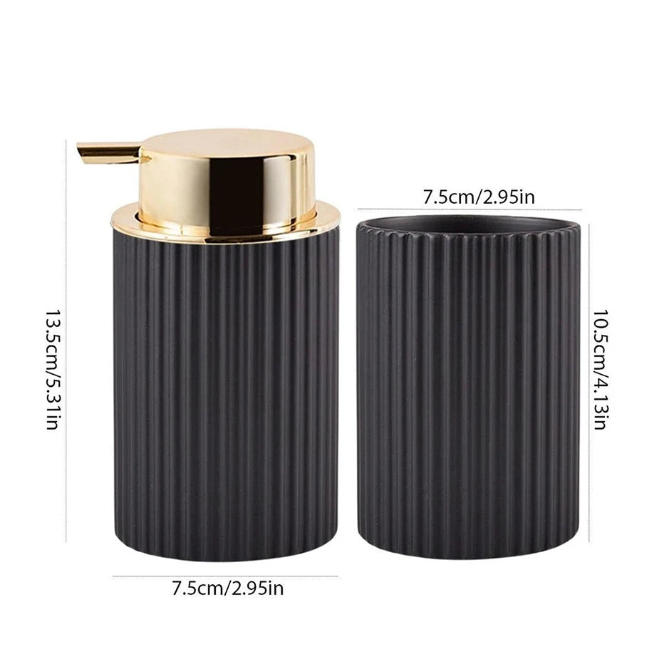 Farmhouse Foam Soap Dispenser Set