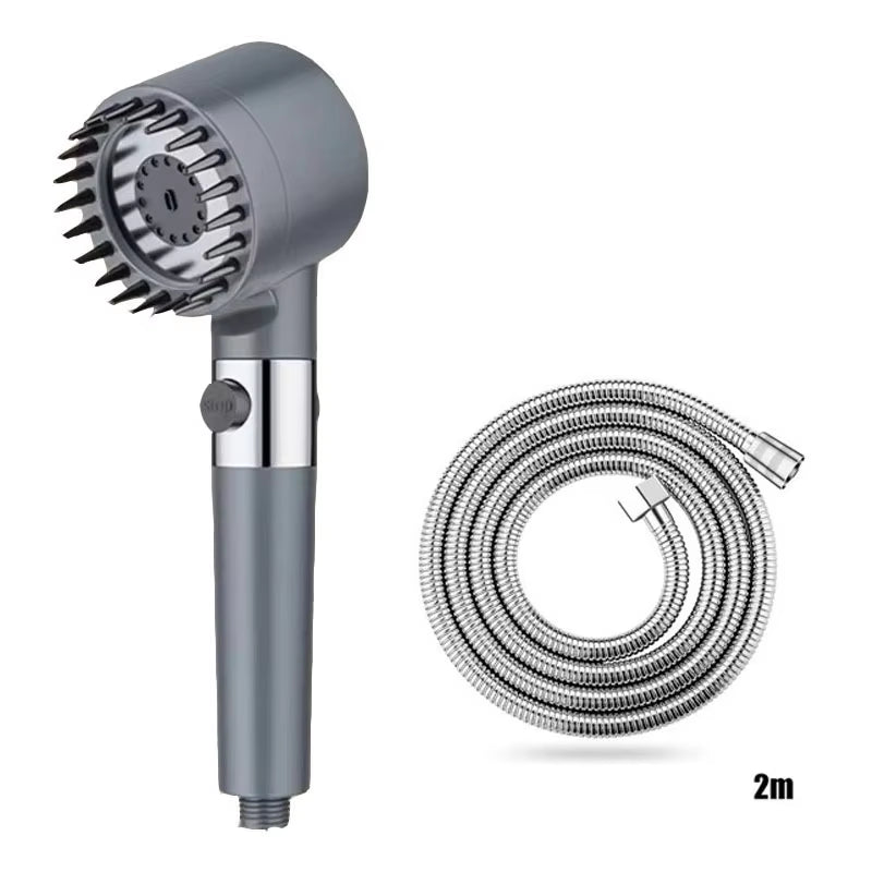 Filtered Shower Head with 3 Spray Modes and Massage Function, Bathroom Shower Head