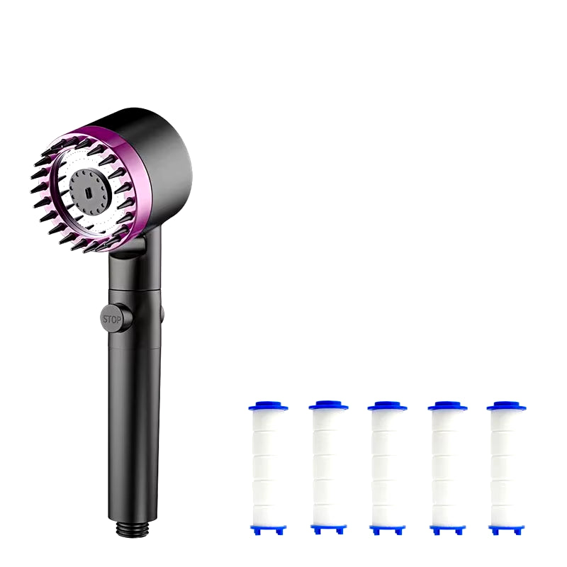 Filtered Shower Head with 3 Spray Modes and Massage Function, Bathroom Shower Head