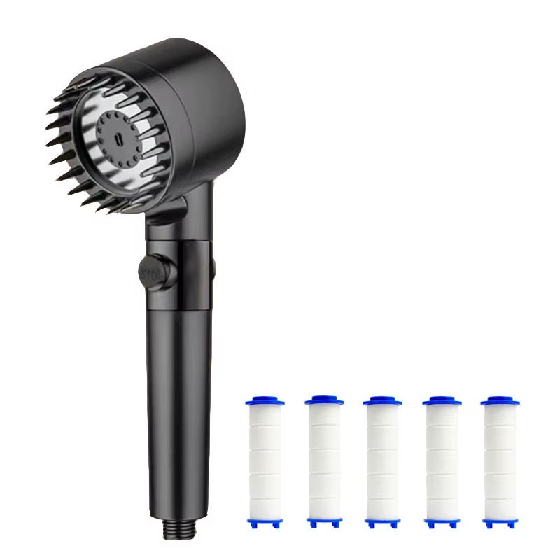 Filtered Shower Head with 3 Spray Modes and Massage Function, Bathroom Shower Head