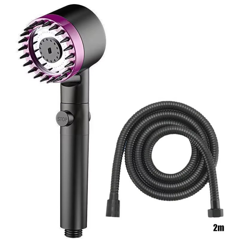 Filtered Shower Head with 3 Spray Modes and Massage Function, Bathroom Shower Head