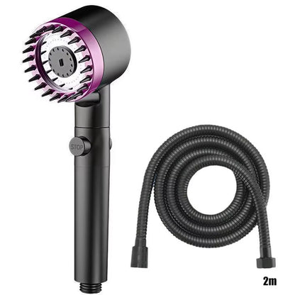 Filtered Shower Head with 3 Spray Modes and Massage Function, Bathroom Shower Head