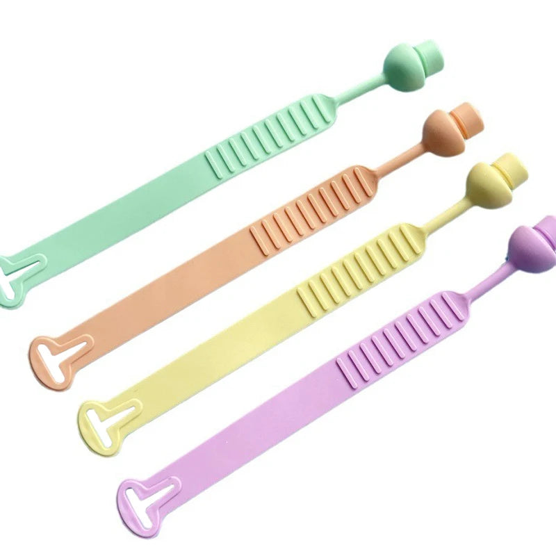 4-Pack Silicone Toilet Lid Lifting Handles, Hygienic Toilet Seat Grabbers
