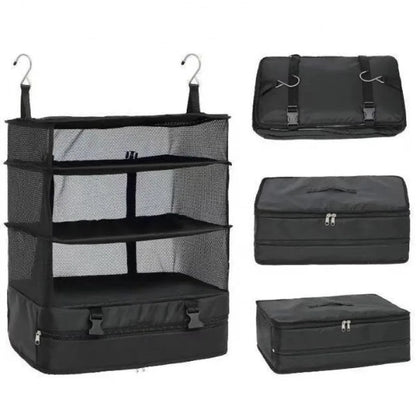 Hanging Travel Clothes Organizer, Garment Storage Bag for Clothes, Underwear and Accessories