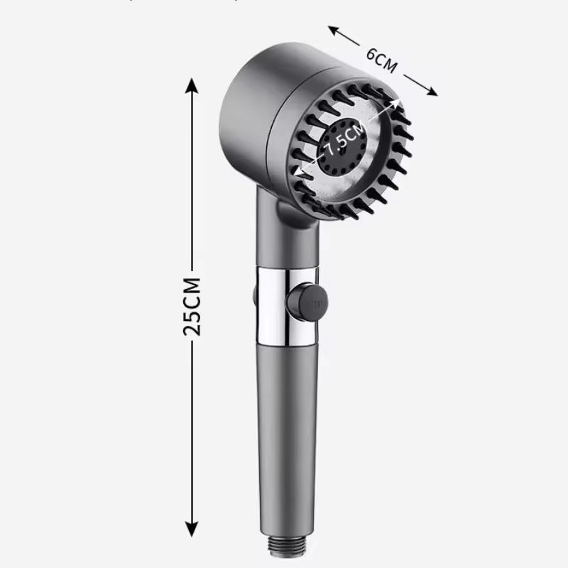 Filtered Shower Head with 3 Spray Modes and Massage Function, Bathroom Shower Head