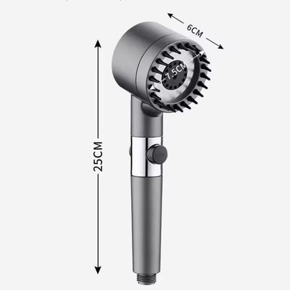 Filtered Shower Head with 3 Spray Modes and Massage Function, Bathroom Shower Head