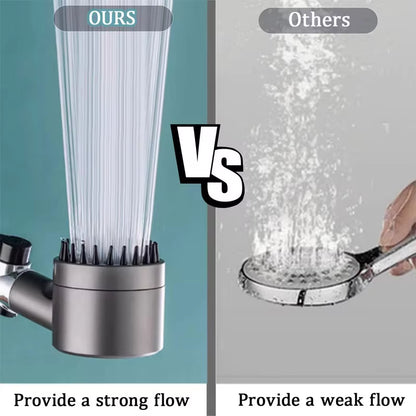 Filtered Shower Head with 3 Spray Modes and Massage Function, Bathroom Shower Head