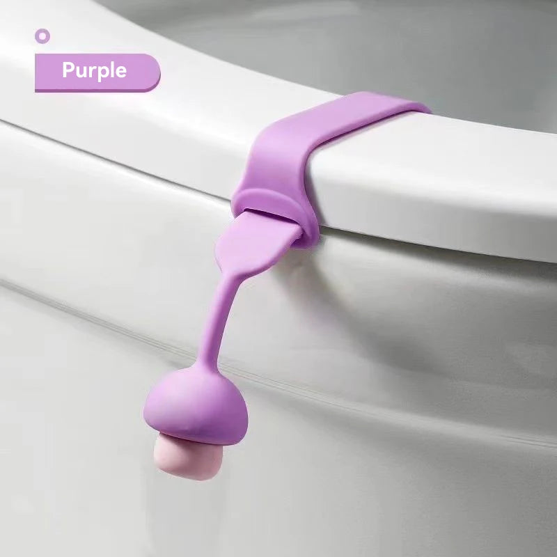 4-Pack Silicone Toilet Lid Lifting Handles, Hygienic Toilet Seat Grabbers