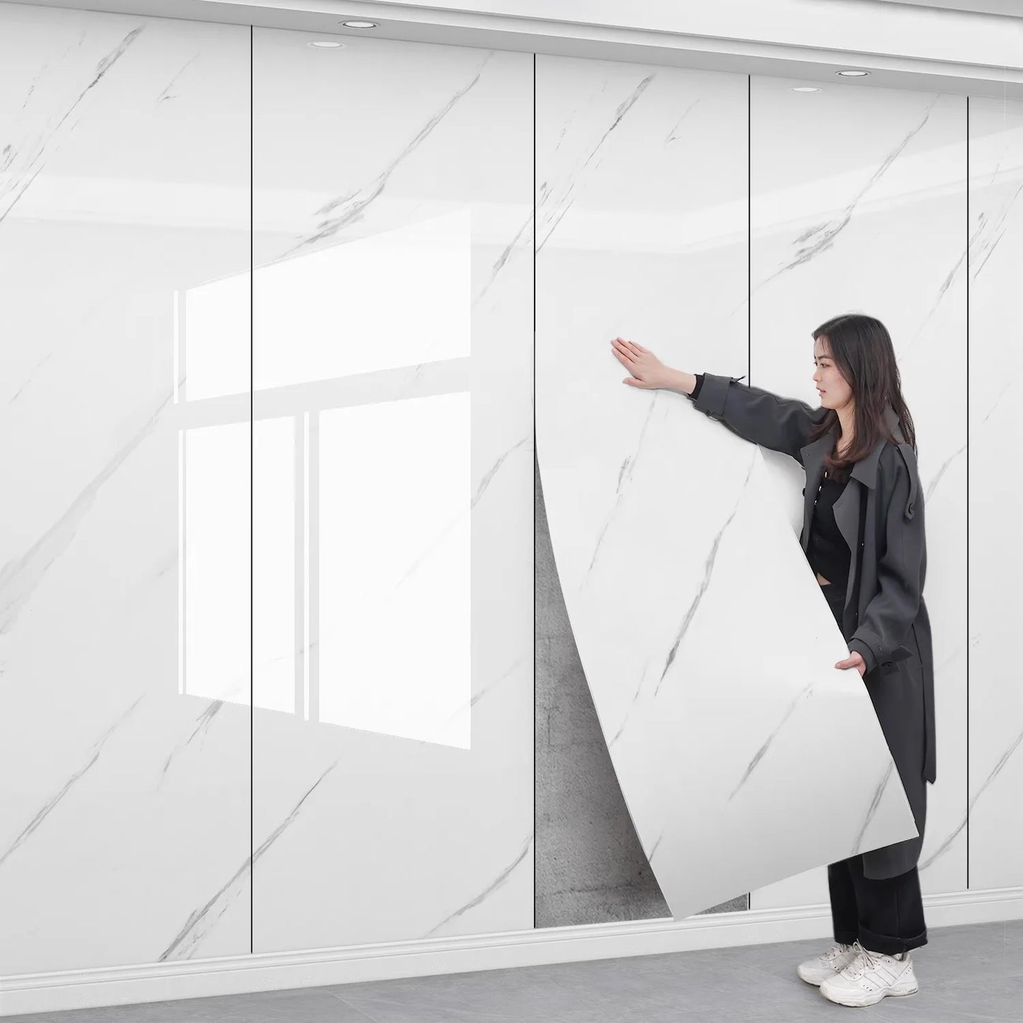 Peel & Stick Marble Wall Tile Panels