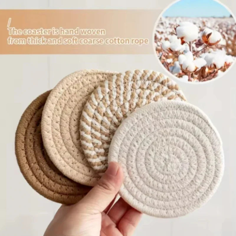 Absorbent Cotton Drink Coasters