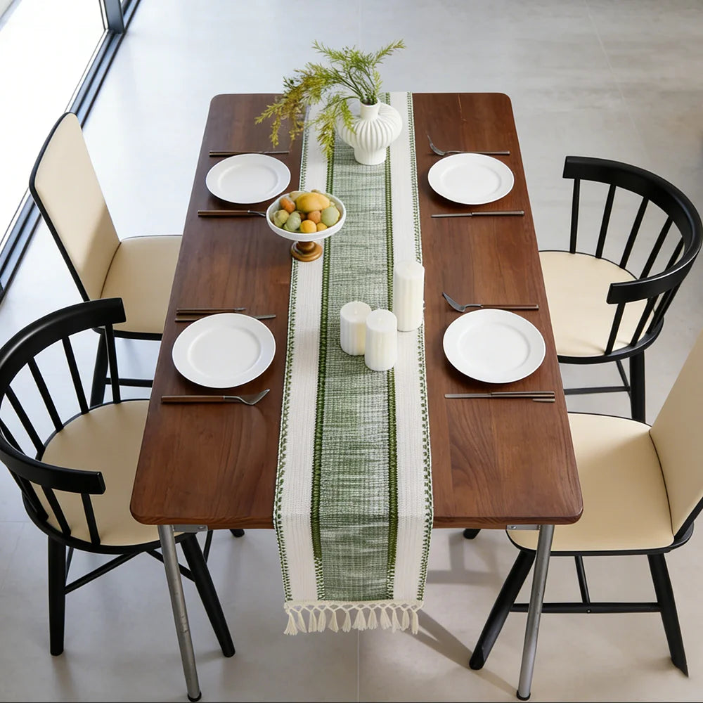 Boho Striped Table Runner