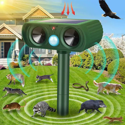 Solar Ultrasonic Cat & Dog Repellent