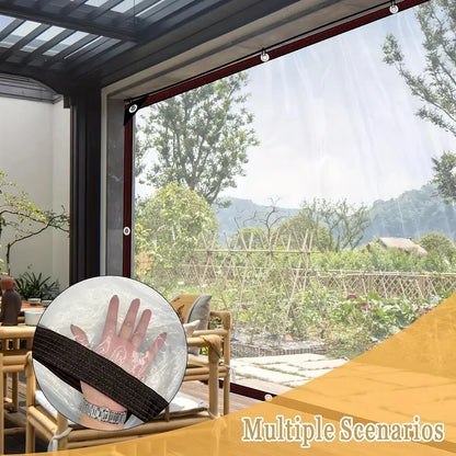 Cold-Proof Clear Garden Tarpaulin