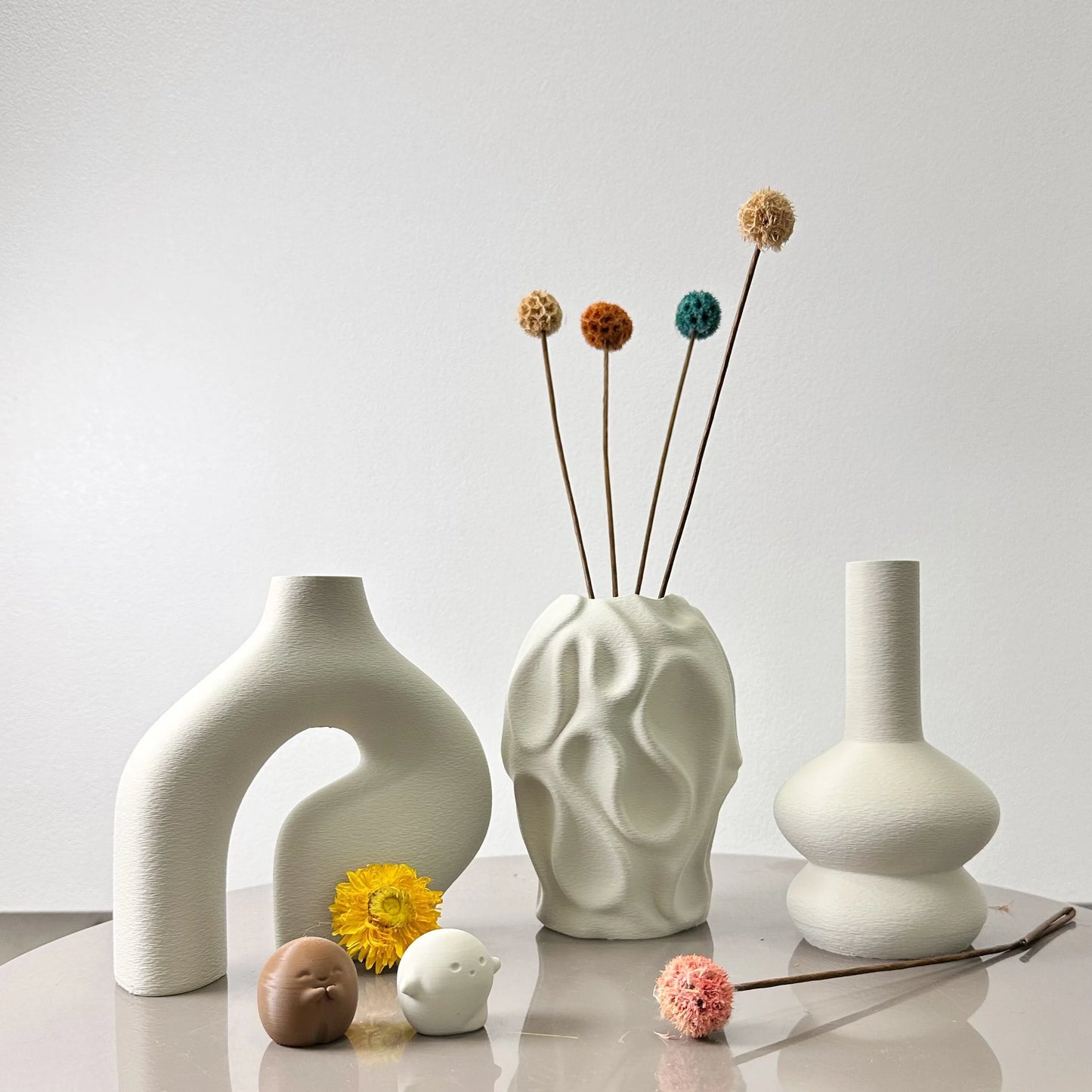 3-Piece Bohemian Vase Set