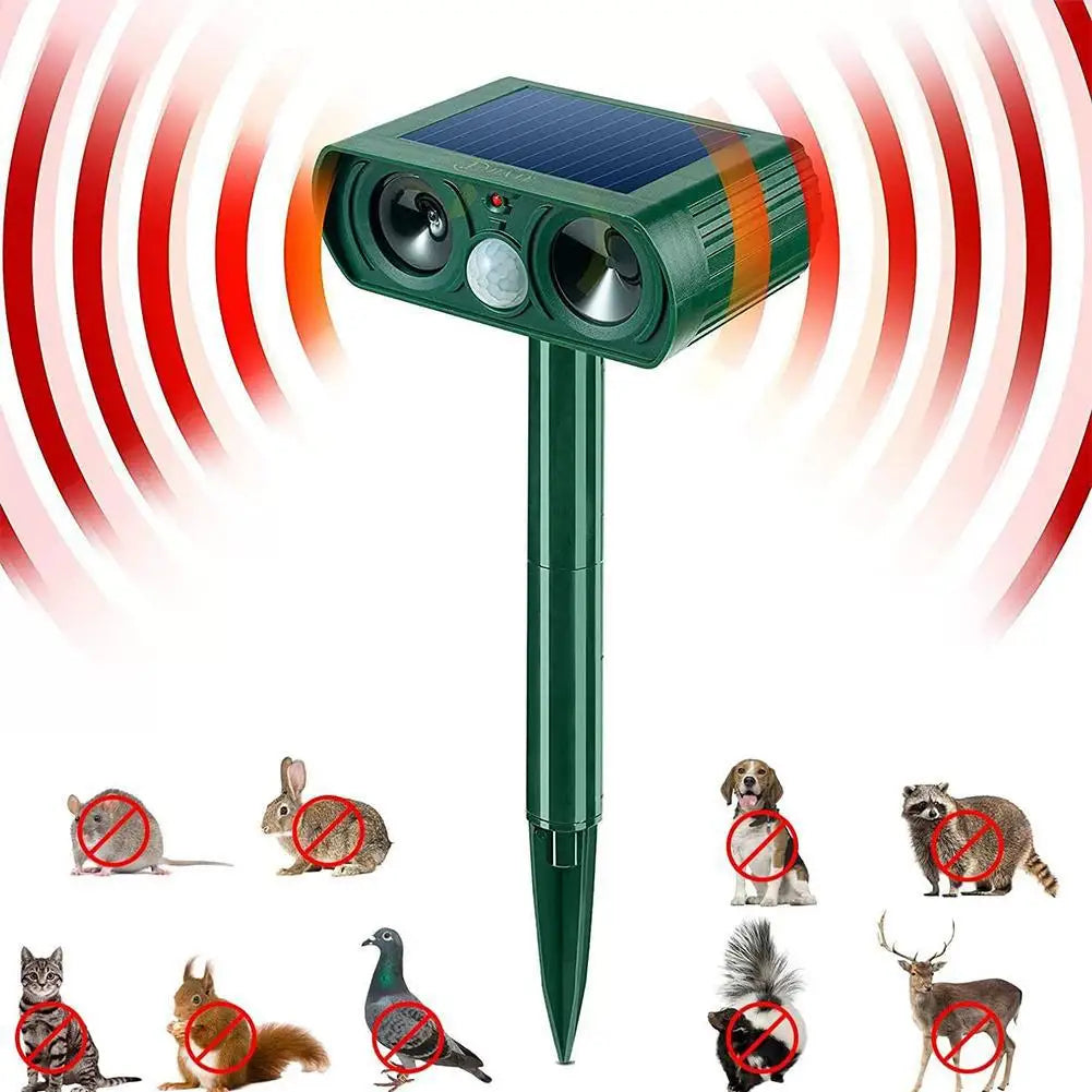 Solar Ultrasonic Cat & Dog Repellent