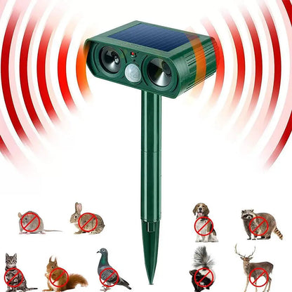 Solar Ultrasonic Cat & Dog Repellent