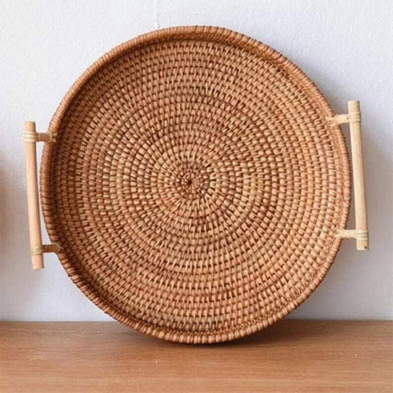 Handwoven Rattan Storage Basket