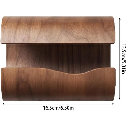 Natural Wood Tissue Box Holder