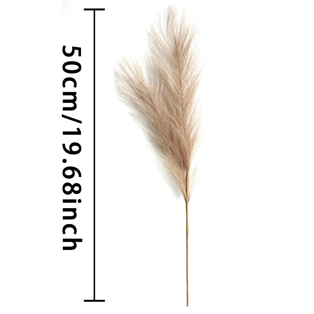 Artificial Pampas Grass Stems, 6pc