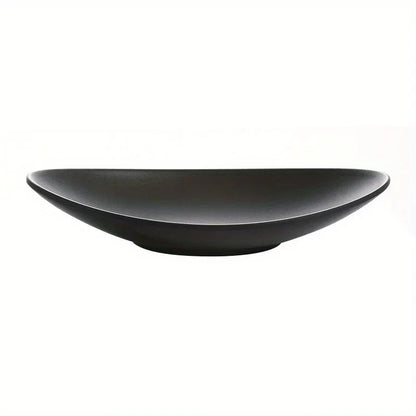 Oval Black Jewelry & Key Tray