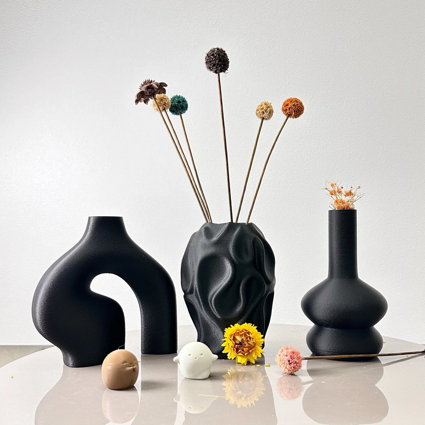 3-Piece Bohemian Vase Set