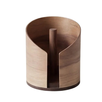 Wooden Paper Towel Holder, Anti-Slip Base