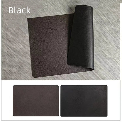 Faux Leather Dining Placemats Set