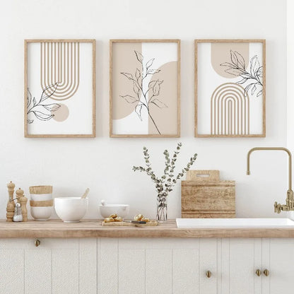Boho Botanical Wall Art Prints