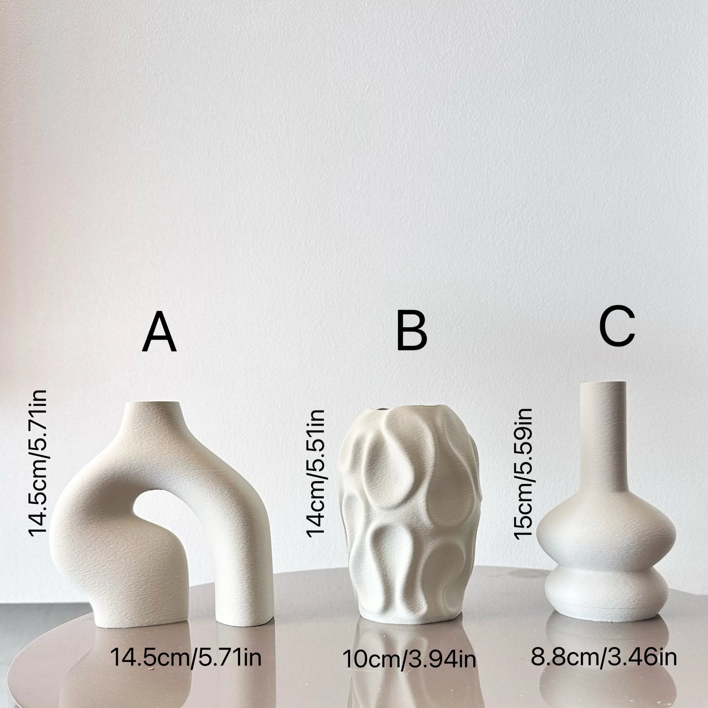 3-Piece Bohemian Vase Set
