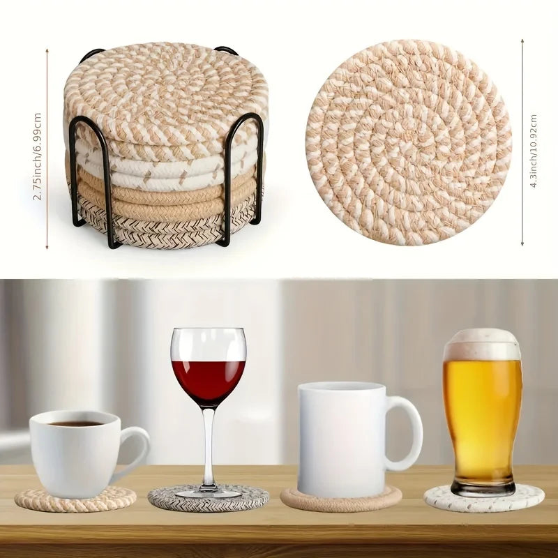 Absorbent Cotton Drink Coasters