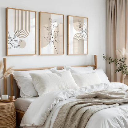 Boho Botanical Wall Art Prints