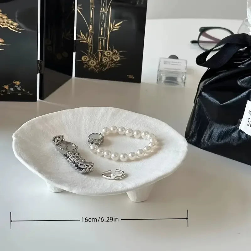 Ceramic Three-Legged Jewelry Tray