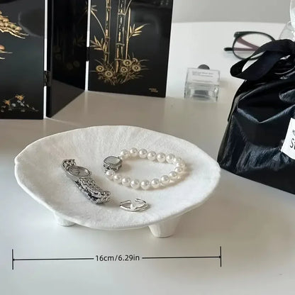 Ceramic Three-Legged Jewelry Tray