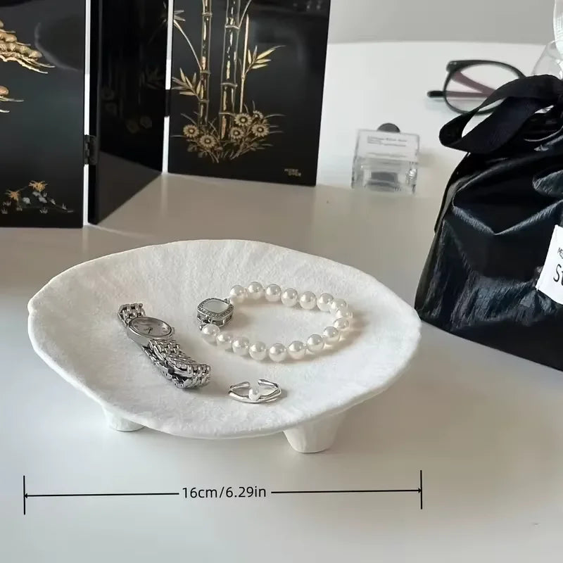 Ceramic Three-Legged Jewelry Tray