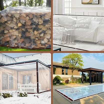 Cold-Proof Clear Garden Tarpaulin