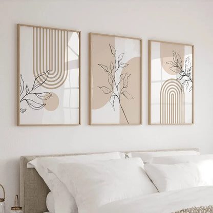 Boho Botanical Wall Art Prints