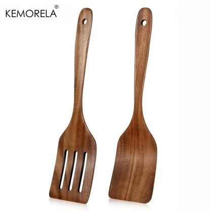 Wooden Baking Spatula Set of 2