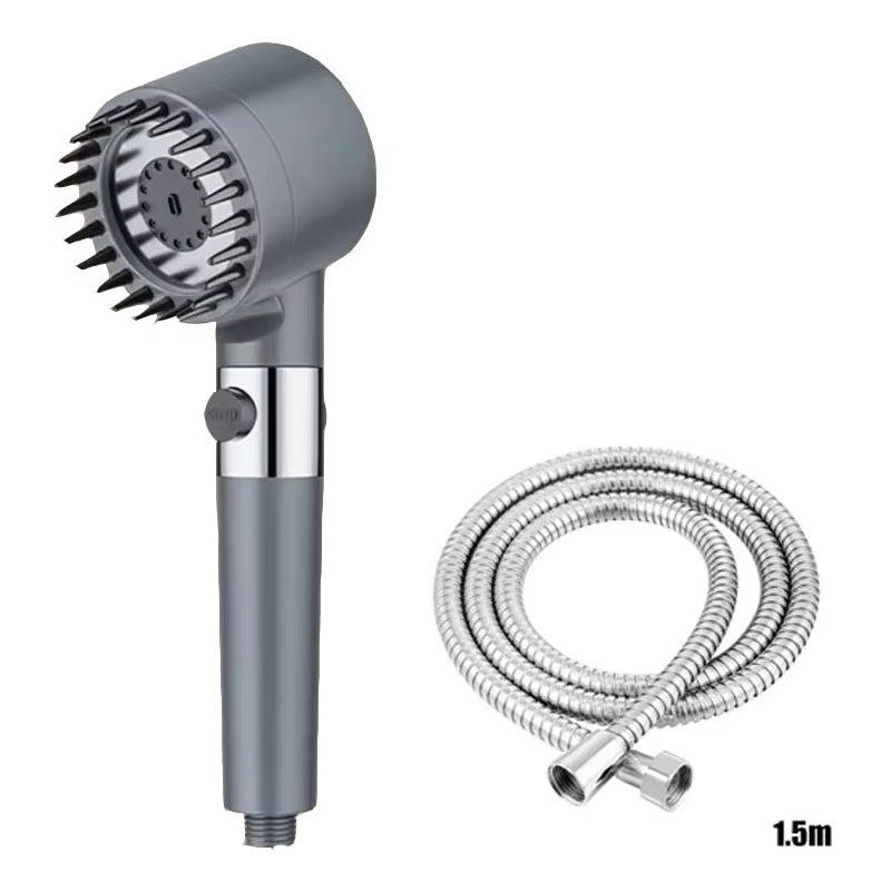 Filtered Shower Head with 3 Spray Modes and Massage Function, Bathroom Shower Head