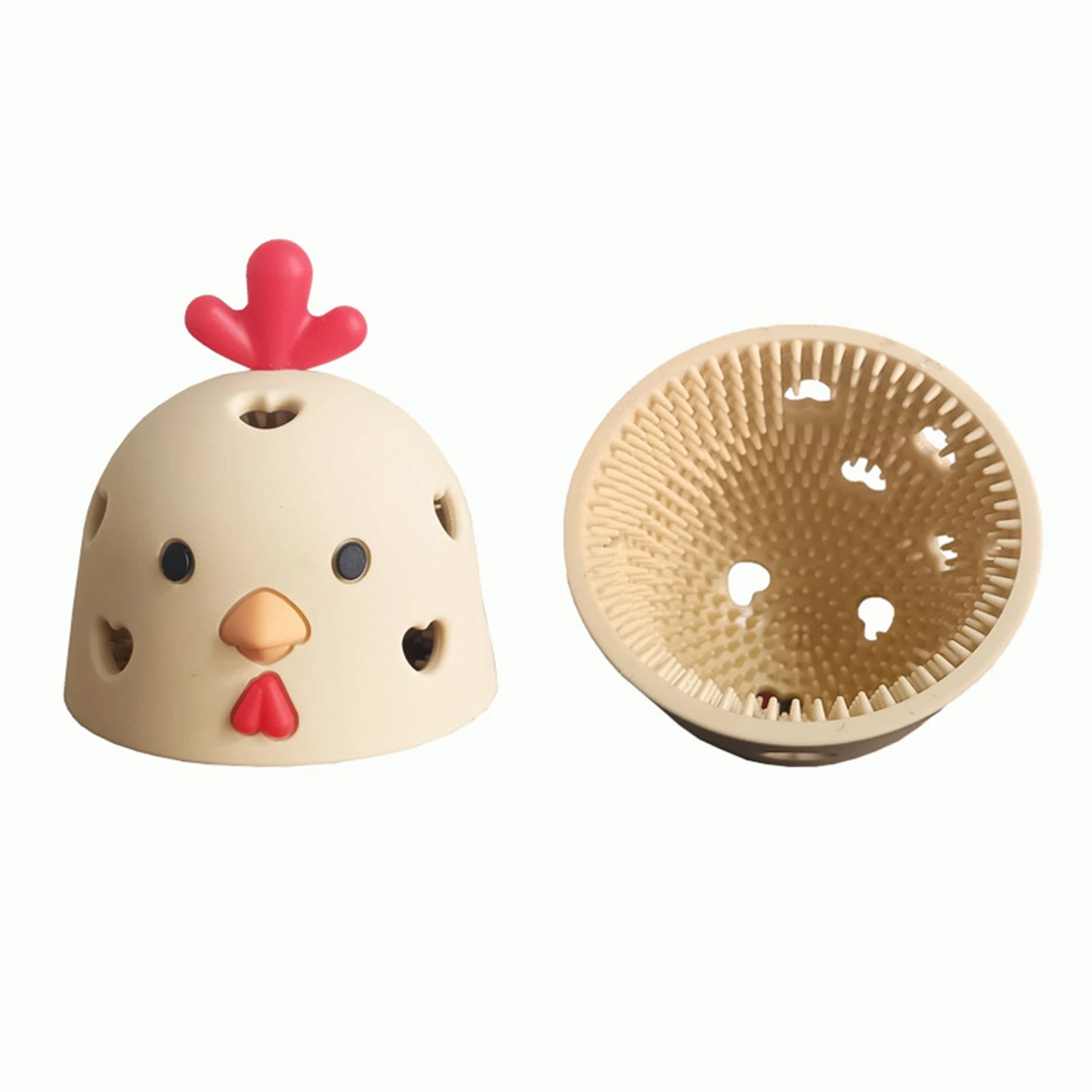 Silicone Egg Cleaning Brush for Chicken and Duck Eggs, Reusable Egg Washing Tool