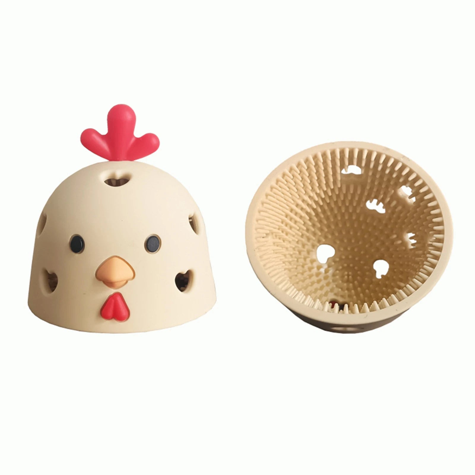 Silicone Egg Cleaning Brush for Chicken and Duck Eggs, Reusable Egg Washing Tool