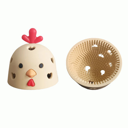 Silicone Egg Cleaning Brush for Chicken and Duck Eggs, Reusable Egg Washing Tool