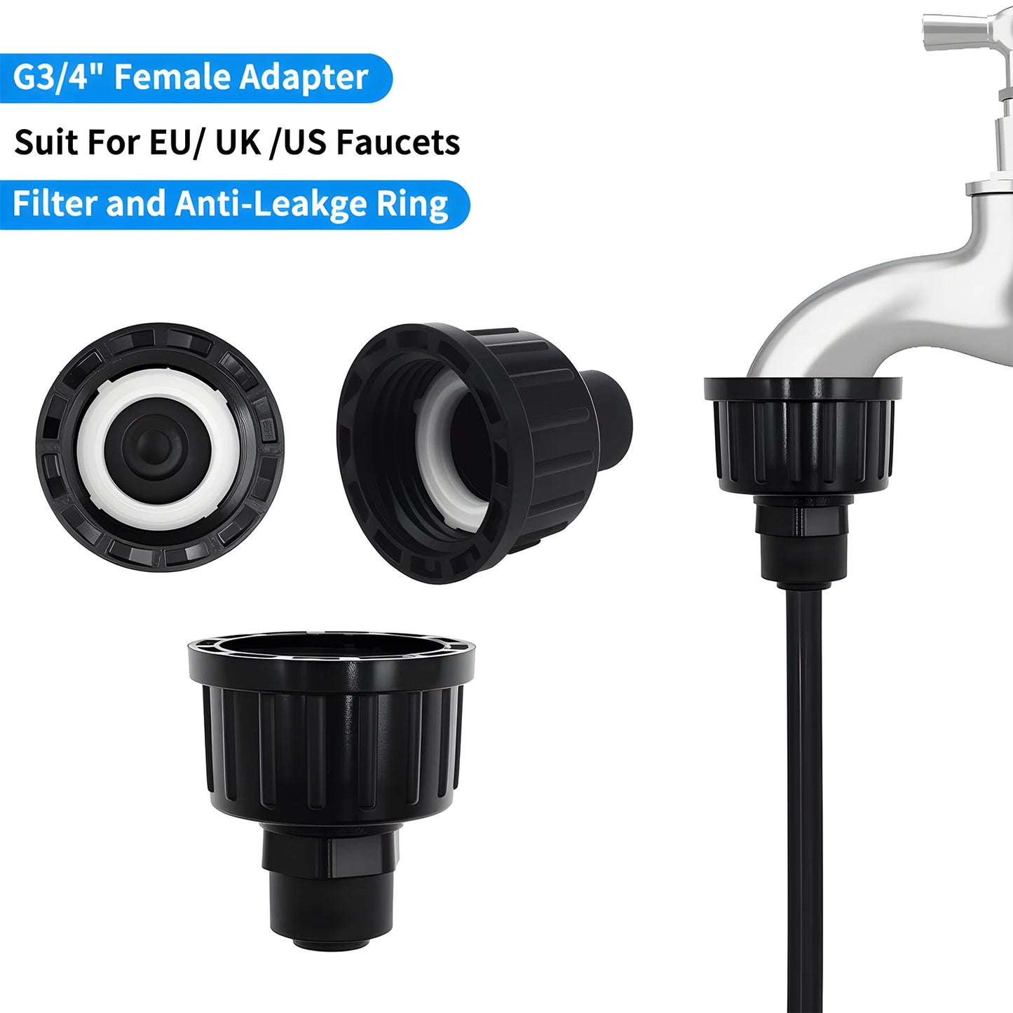 Flexible Garden Irrigation and Misting Spray Kit, Adjustable Copper Nozzle for Plants and Greenhouses