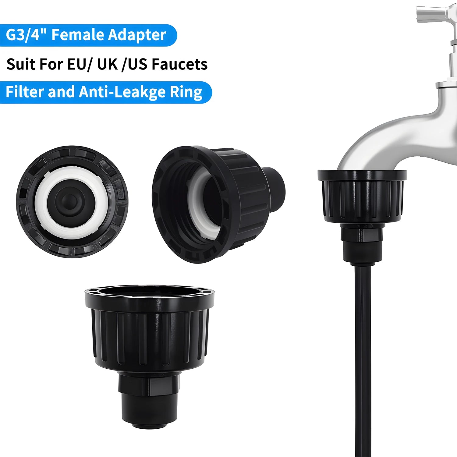 Flexible Garden Irrigation and Misting Spray Kit, Adjustable Copper Nozzle for Plants and Greenhouses
