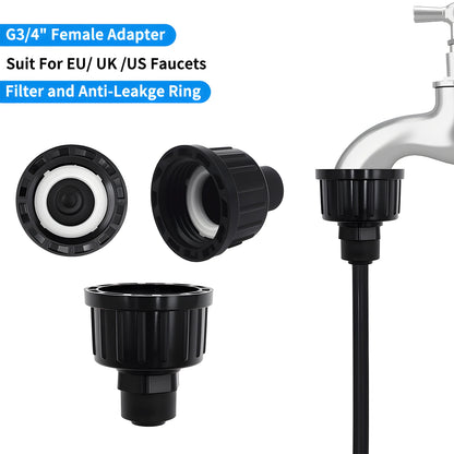 Flexible Garden Irrigation and Misting Spray Kit, Adjustable Copper Nozzle for Plants and Greenhouses