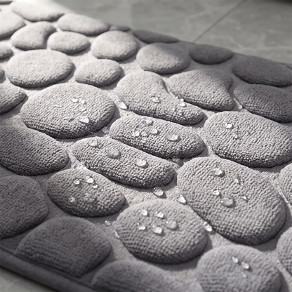 Close-up of the embossed mat texture